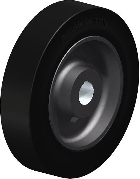 Blickle GEVN 610/80H7 Rad aus Elastik-Vollgummi, Schwarz, 756274