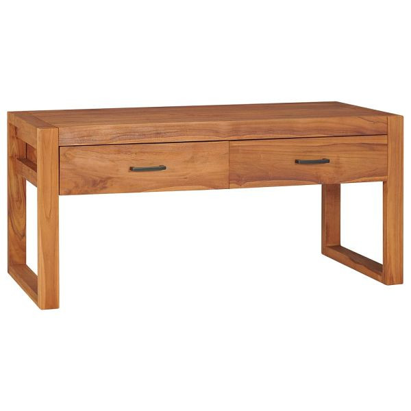 vidaXL TV-Schrank 100x40x45 cm Teakholz, Material: Teakholz, Sperrholz, 325272