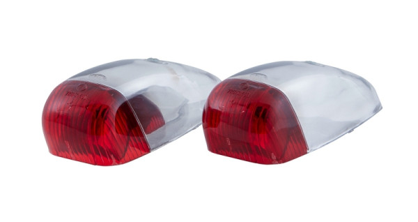 HELLA Schlussleuchte, Halogen, 24/12V, Anbau, Lichtscheibenfarbe: rot, Stecker: Male, rechts/links, 2SA 001 638-021