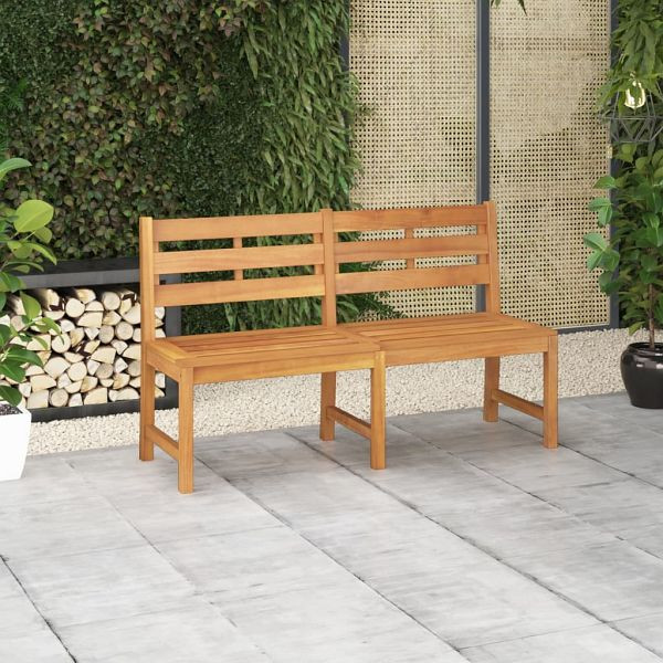 vidaXL Gartenbank 150 cm Massivholz Teak, 316635, 8720286597460