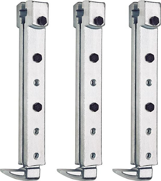 KUKKO 3 Abzughaken mit verstellbarer Länge (Satz), Hakenlänge: 300-500 mm, 4-SP-S