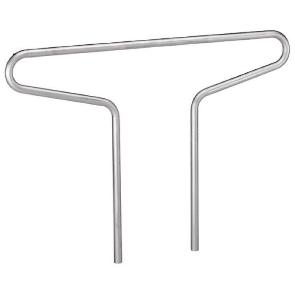 Stein HGS Anlehnbügel -Double- Ø 48 mm aus Stahl, Höhe 800 mm, 694890