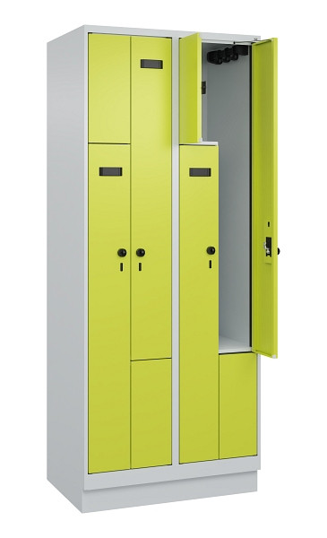 C+P Z-Spind Evolo PLUS, Sockel, 4 Fächer, 1950x800x500mm, 7035/0024, 049023-224 S10017