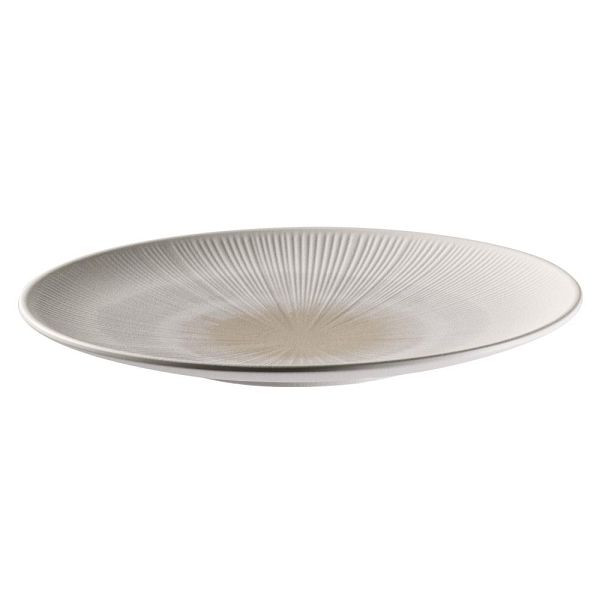 APS Teller -BLUSH- Ø 42 cm, H: 3,5 cm, Melamin Weiß/Beige, 85506