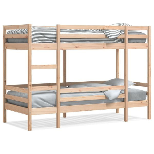 vidaXL Etagenbett 80x200 cm Massivholz Kiefer, Top-Qualität, 3284215