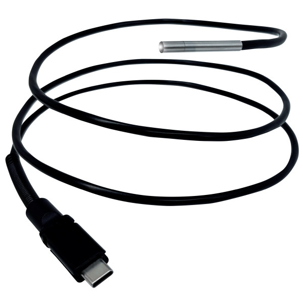 Runpotec RC3 Kamerakopf biegsam Ø 3,9 mm, 1 Meter, 6 x LED (dimmbar), Bildwinkel 80°, für RC3 Inspektionskamera, 21000