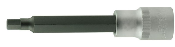 SW-Stahl Schraubendreheinsatz, 1/2", Innensechskant, 7 x 100 mm, brüniert, 05003L