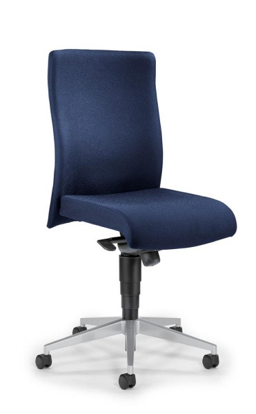 Deskin Bürostuhl DV 30 ohne Armlehnen, Dunkelblau, 480 x 445 x 1150 mm, 210892