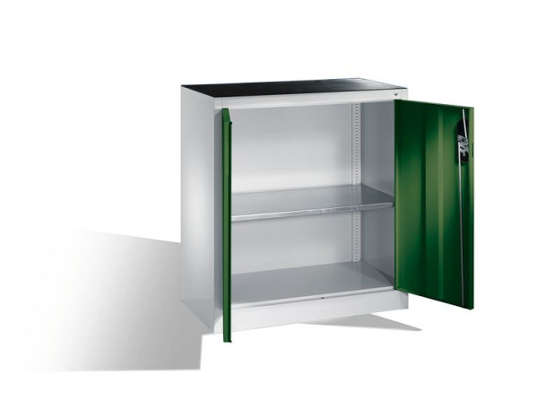 C+P Werkzeugschrank Acurado, H1000xB930xT400mm, Farbe: Lichtgrau / Resedagrün, Muldengriff, 8820-000 S10239