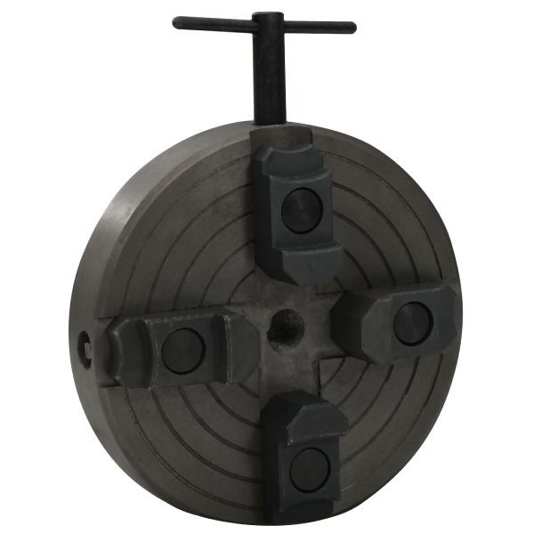 vidaXL 4-Backenfutter mit M18 Aufnahme Stahl Schwarz 150x63 mm, 147833