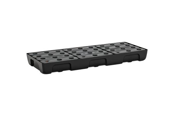 Cemo PE-Kleingebinde-Regalauffangwanne 100 x 40 mit Rost / 21 l, 11730