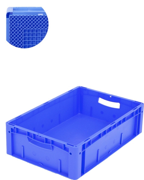 BITO Eurostapelbehälter XL /XL 64171Rx600x400x170 blau, RX-Boden, C0291-0084