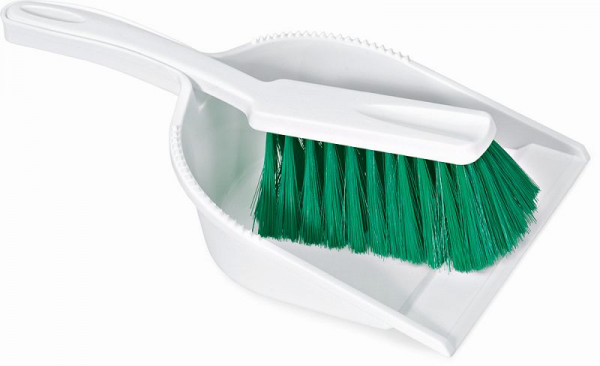Nölle HACCP Kehrgarnitur grün Borste 0,25 mm, weiche Borsten, VE: 4 Stück, 18456254