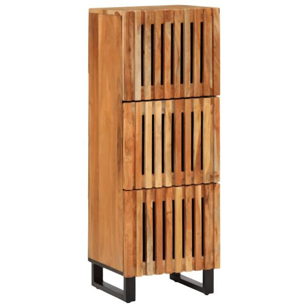 vidaXL Highboard 40x34x110 cm Massivholz Akazie, 377580