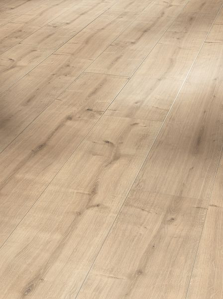 Parador Laminat Classic 1050 Eiche geschliffen Landhausdiele Seidenmatte Struktur 4-seitige V-Fuge, VE: 10 Stück, 1475604
