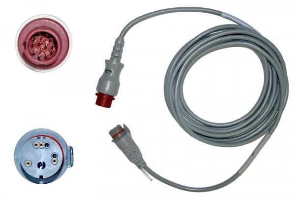 Golmed IBP-Adapterkabel für B.D.-Transducer, zu Philips HP, IBP-HP-BD