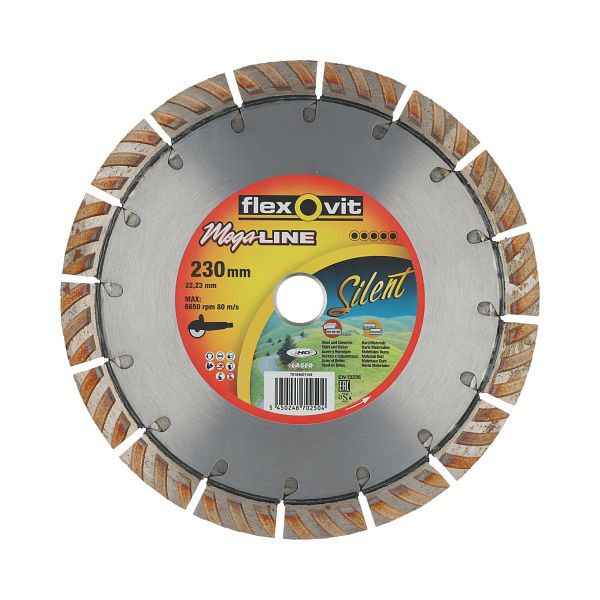 Flexovit Diamantwerkzeuge für Beton, Stahlbeton FLEXO FLEXOVIT ML MAXX SILENT 230x22.23 MEGA-LINE SILENT MAXX, 70184601169