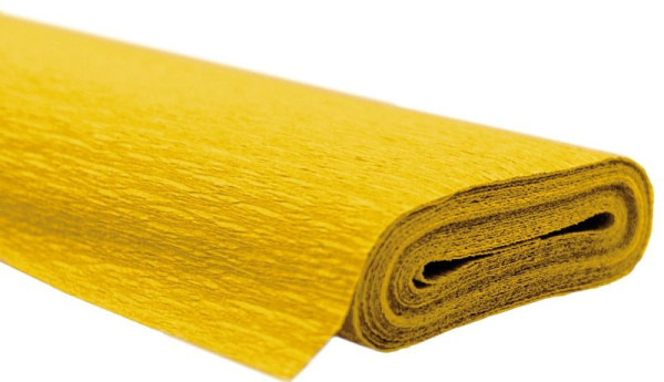 Werola Krepppapier AQUAROLA - 50 x 250 cm, gelb, VE: 2,5 m, 82061-4610