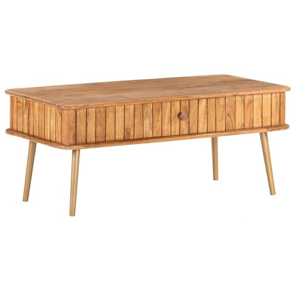 vidaXL Couchtisch 100x50x40 cm Massivholz Akazie, 289650