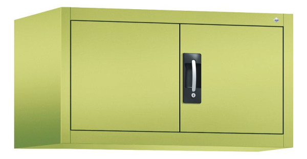 C+P Aufsatzschrank Acurado, H500xB930xT600mm, Farbe: Viridingrün / Viridingrün, Muldengriff, 9294-000 S10024