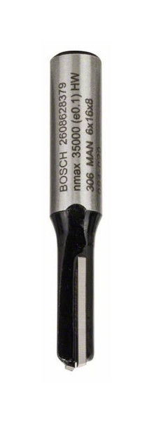Bosch Nutfräser, 8 mm, D1 6 mm, L 15,7 mm, G 48 mm, 2608628379
