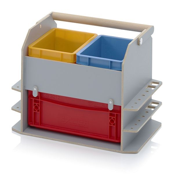Auer Werkzeugträger Toolboxen 40 x 30 cm, mit Eurobehältern, TB WTEG 43 B