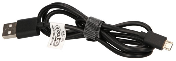 KS Tools USB-Ladekabel, Arbeitstemperatur: -10°C bis +60°C, 550.7504, 4042146826072
