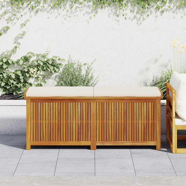 vidaXL Outdoor-Kissenbox 150x50x60,5 cm Massivholz Akazie, 4106476
