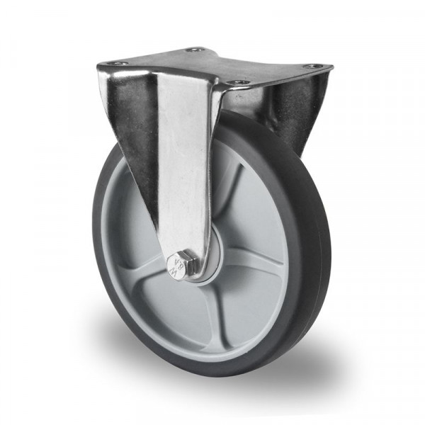 Cascoo Bockrolle, Cascoo Premium, Ø 200 mm, TPE, Mittiges Kugellager, FPP55W0200P2G2B32