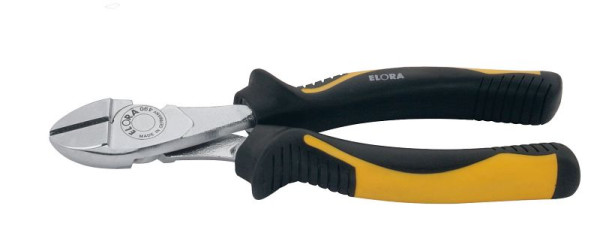 ELORA Kraft-Seitenschneider mit 2-K-Griffschutzhüllen, 490BI-200, 0490002002000