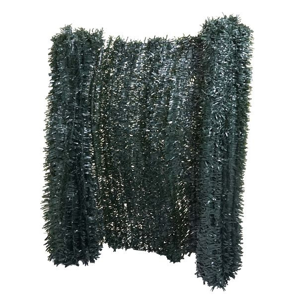 Mendler Balkonsichtschutz N77, Sichtschutz Windschutz Verkleidung für Balkon Terrasse Zaun, 300x150cm Tanne dunkel, 75120