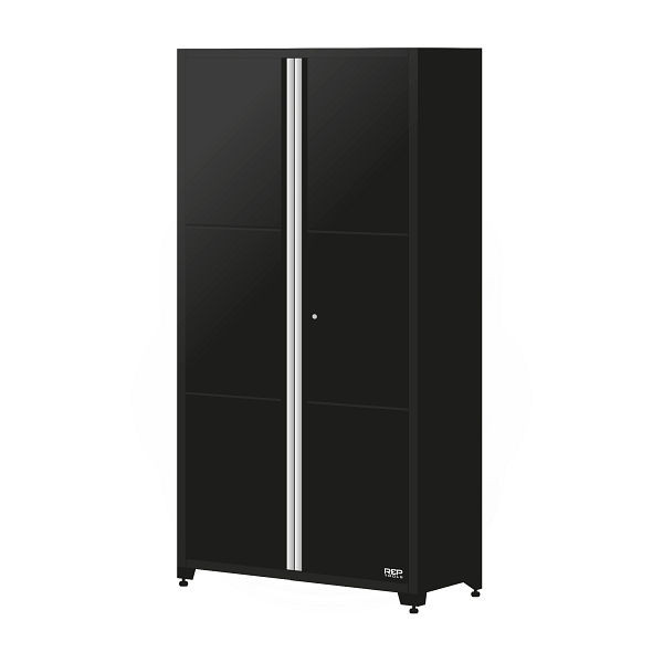 RepTools Hochschrank aus Metall, mit 4 Fachböden und Kleiderstange, XXL-118745