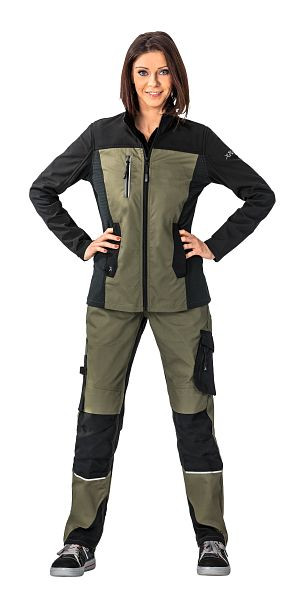 Planam Norit Damen Hybridjacke, oliv/schwarz, Größe 52, 6515052