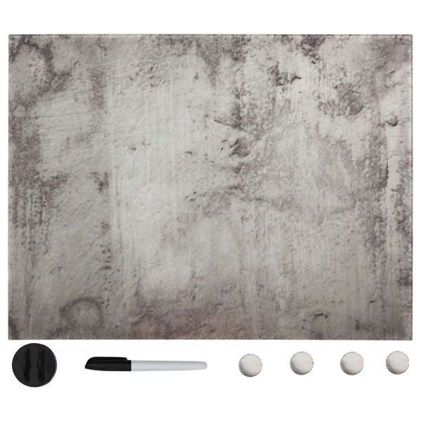 vidaXL Magnettafel Wandmontage Glas 80x60 cm Abmessung, 285390
