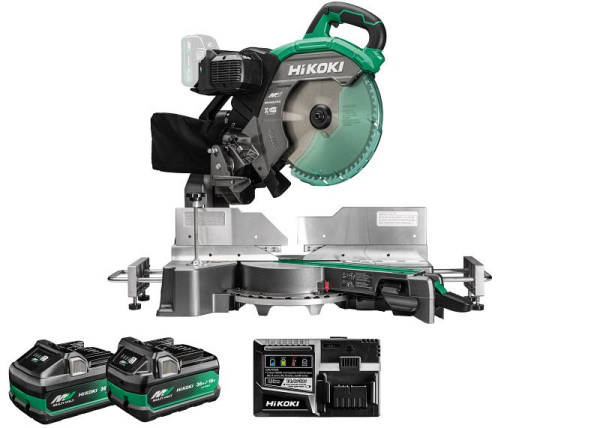 HiKOKI 36V Akku Paneelsäge, 1 x 4.0 Ah MV, C3612DRA (4.0 MV) (1 Akku) (Karton), C3612DRAWRZ