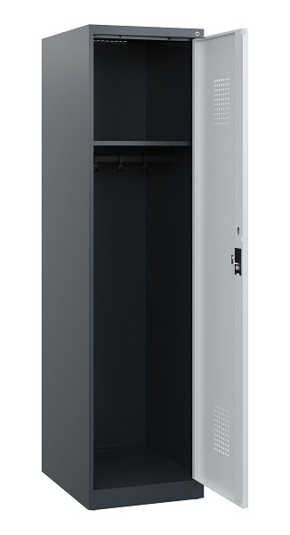 C+P Spind Evolo PLUS, 1 Abteil, 1530x400x500mm, 7016/7035, Zylinderschloss, 0490005-12 S10044