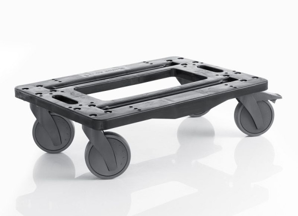 B.PRO ROLLI 100 Transport-Rolli aus Polypropylen mit stahlverzinkte Rollen, 568236