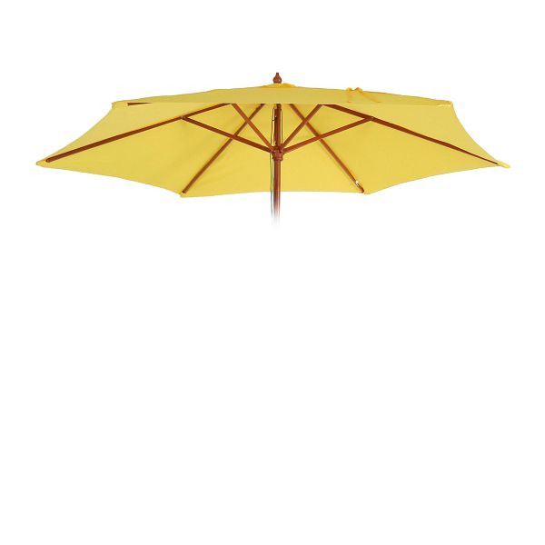 Mendler Ersatz-Bezug für Sonnenschirm Florida, Sonnenschirmbezug Ersatzbezug, Ø 3m Polyester 6 Streben, gelb, 81653