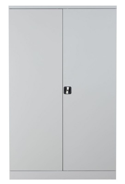 Gürkan Flügeltürenschrank, 42 x 120 x 195 cm, Lichtgrau, Fachboden Stück 4, FLC.192/N, 100157