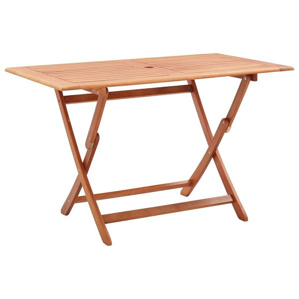 vidaXL Gartentisch Klappbar 120x70x75 cm Massivholz Eukalyptus, 48694
