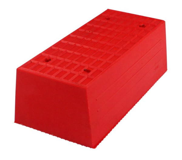 Busching Redline Gummiblock für Hebebühnen, 70mm, mit Holzkern H70xB100xL200mm, 100874