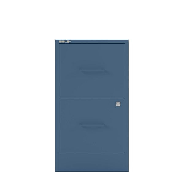 Bisley Home Filer, 2 HR-Schubladen, Stahlgriff, 639 oxfordblau, PFA2SH639