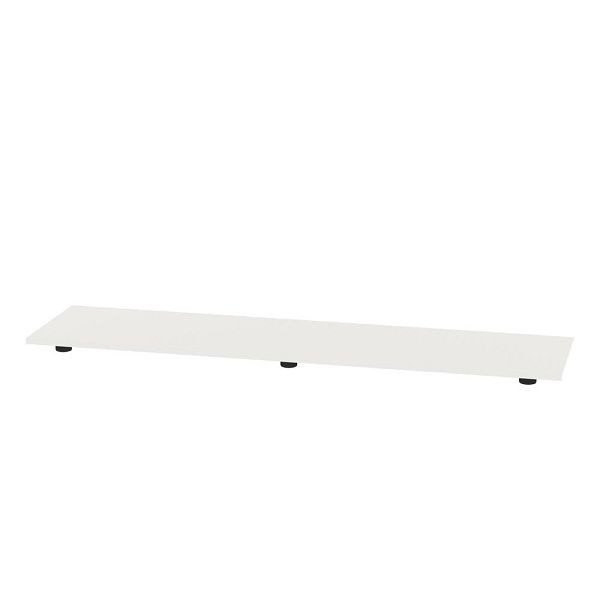 Deskin Unterboden 1600 CAIDO, Dekor weiß, B 1600 x T 400 x H 18 mm, 349242
