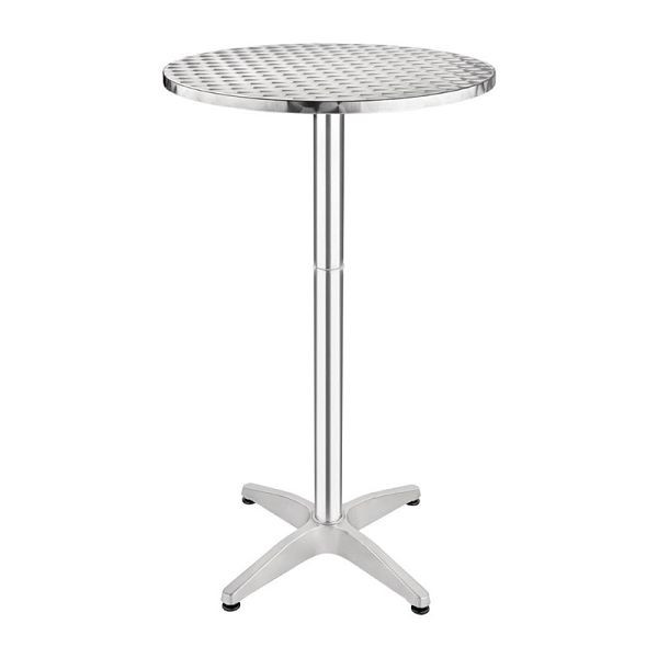Bolero runder Stehtisch Edelstahl und Aluminium, 105 x 60 cm, U502