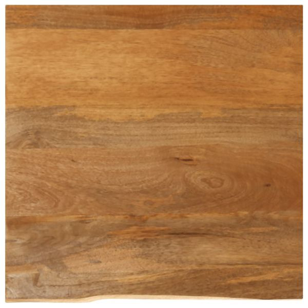 vidaXL Tischplatte mit Baumkante 60x60x3,8 cm Massivholz Mango, 370594