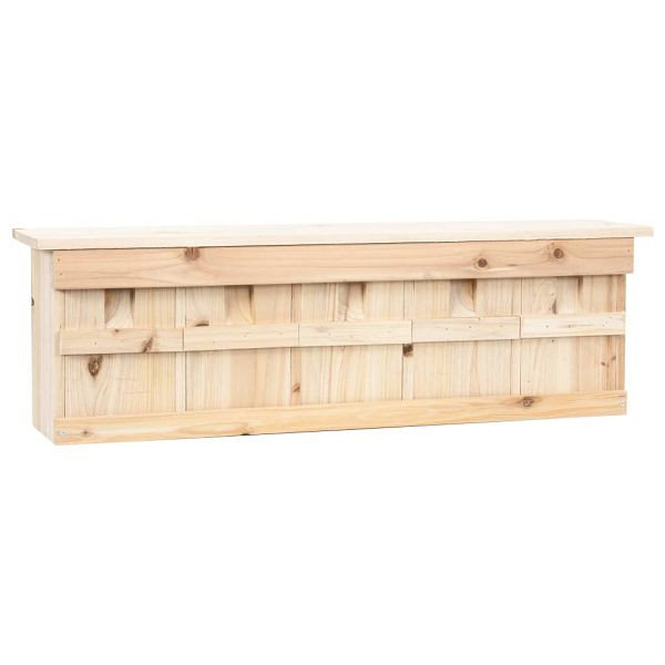 vidaXL Spatzenhaus 5-fach 68x15x21 cm Tannenholz, 47245