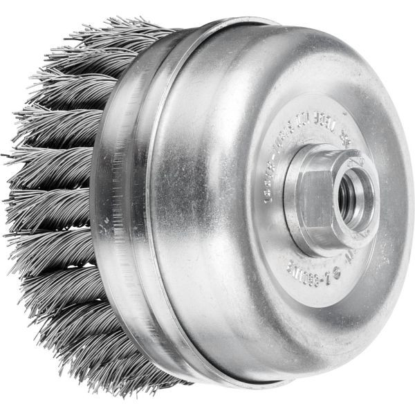 Pferd Topfbürste mit Gewinde, gezopft TBGR 100/5/8 ST 0,50, 43308006