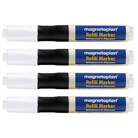 Magnetoplan Refill Marker Whiteboard & Flipchart, Farbe: schwarz, 1228512