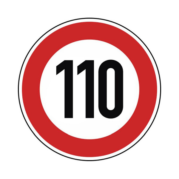 Stein HGS Zulässige Höchstgeschwindigkeit km/h (Wunschangabe) Nr. 274, 420 mm / RA1 / Flachform 3 mm, 110 km/h, 274-113-110