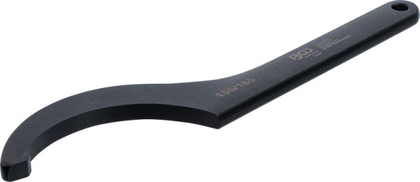 BGS Hakenschlüssel mit Nase, 155 - 165 mm, 73224, 4048769078898